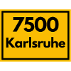 ANCIEN CODE POSTAL 7500 KARLSRUHE FÄCHERSTADT