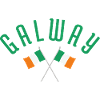 Galway Crossed Irish Flags