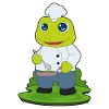 Frog Cook Pan Cooking