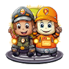 Deux héros de la mine