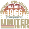 Millésime Mars 1966 Anniversaire - mars 1966