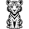 Tiger Lines Illustration