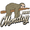 Monday-tired sloth
