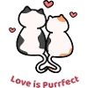 Love Is Purrfect – Cute Cat Couple