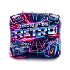 Turn Up the Retro Neon Nostalgia