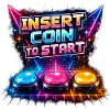 Retro Arcade Neon – Insert Coin