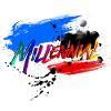 Millennial - Farbspritzer Motiv
