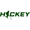 Hockey Silhouette Lettering Design