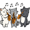 Jazz Cats Trio Saxophone