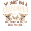 Chihuahua Chihuahueño Skjorten min har
