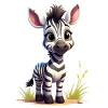 Niedliches Zebra