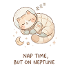 Nap Neptune | Chat de l’espace mignon