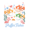 Puffer Fish Girl Motif