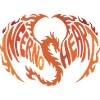 Inferno Heart Flame Design