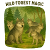 Forest Magic of Wolves