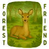 Roe deer in the forest