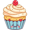 Kawaii Cupcake Kawaii søde sager Kawaii Kage