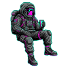 Night Astronaut Neon Power