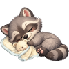Baby Oskar with comforter