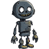 Small Zombie Scrap Robot