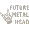 future metal head enfant musique metal