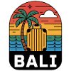 Bali Indonesia Suitcase Sunset