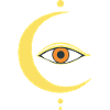 Mystical Eye & Moon
