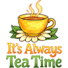 Always Tea Time Teacup Design