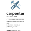 Carpenter Definition with Tools