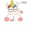 Schlummerndes Einhorn Not Today