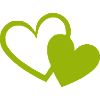 green heart green hearts heart pattern