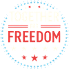Ensemble pour la Liberté – Badge Étoilé