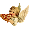 Pizza Cherub – Angel with Pepperoni