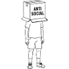 Anti Social Box Art Tee