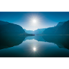 Reflecting mountain lake Lake Hallstatt