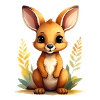 Cute little kangaroo