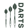 Darts Design Green with Darts