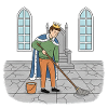 King Cleans the Castle