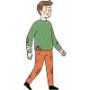 Wounded Hero Cartoon