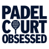 Passione ossessionata per gli atleti nel Padel Court