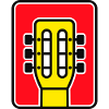 Guitar Head Emblem