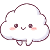 Cuddly Cloud Kawaii Cartoon