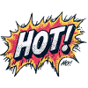 Hot Comic Explosions Design