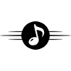 Music Note Symbol Line