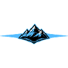 Mountains icon line