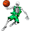 Skeletons Basketball / Hooper Skull