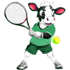 Tennis Cow