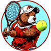 Bear Tennis Player / Tennis Bear