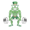 Leprechaun Frog Strength Training
