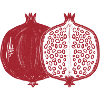 Pomegranate Cut Motif
